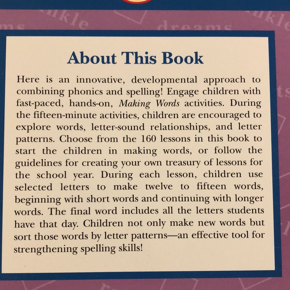 Carson Dellosa Making Words  GA1498 - Picture 5 of 7